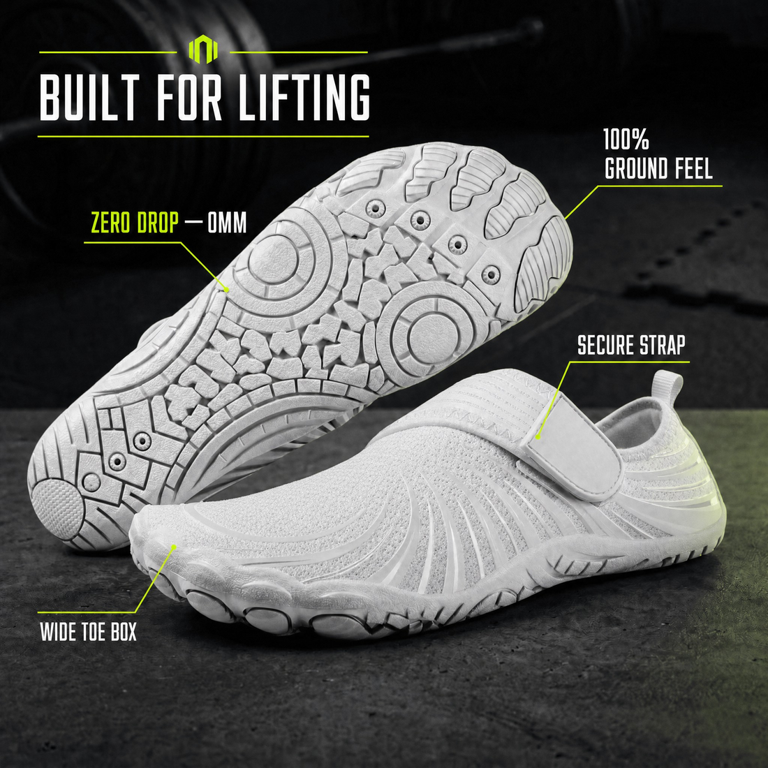 KRAFTBARE FORGE Chalk, an affordable first lifting shoe for beginners
