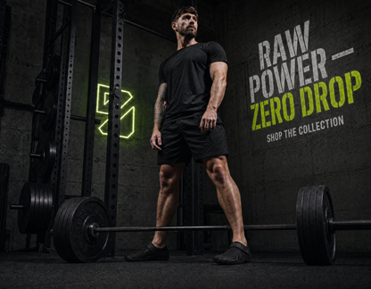 KRAFTBARE FORGE — Zero Drop Barefoot Lifting Shoes | Onyx Black