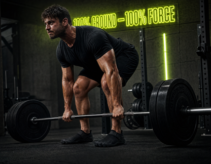 KRAFTBARE FORGE — Zero Drop Barefoot Lifting Shoes | Onyx Black
