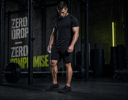 KRAFTBARE FORGE — Zero Drop Barefoot Lifting Shoes | Onyx Black