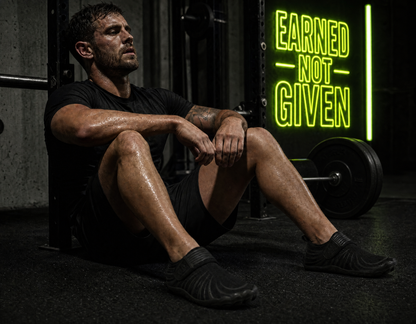 KRAFTBARE FORGE — Zero Drop Barefoot Lifting Shoes | Onyx Black